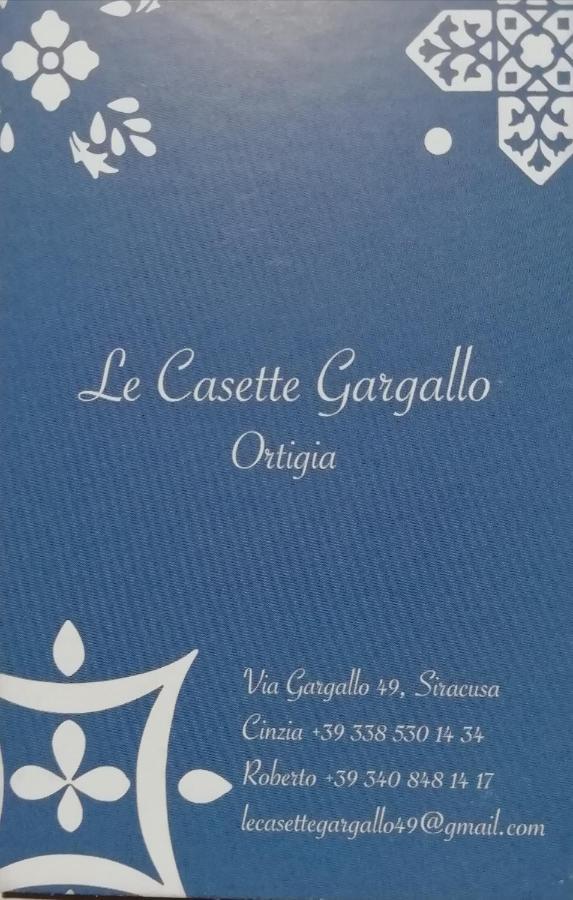 Le Casette Gargallo 1 - Ortigia Syracuse Bagian luar foto